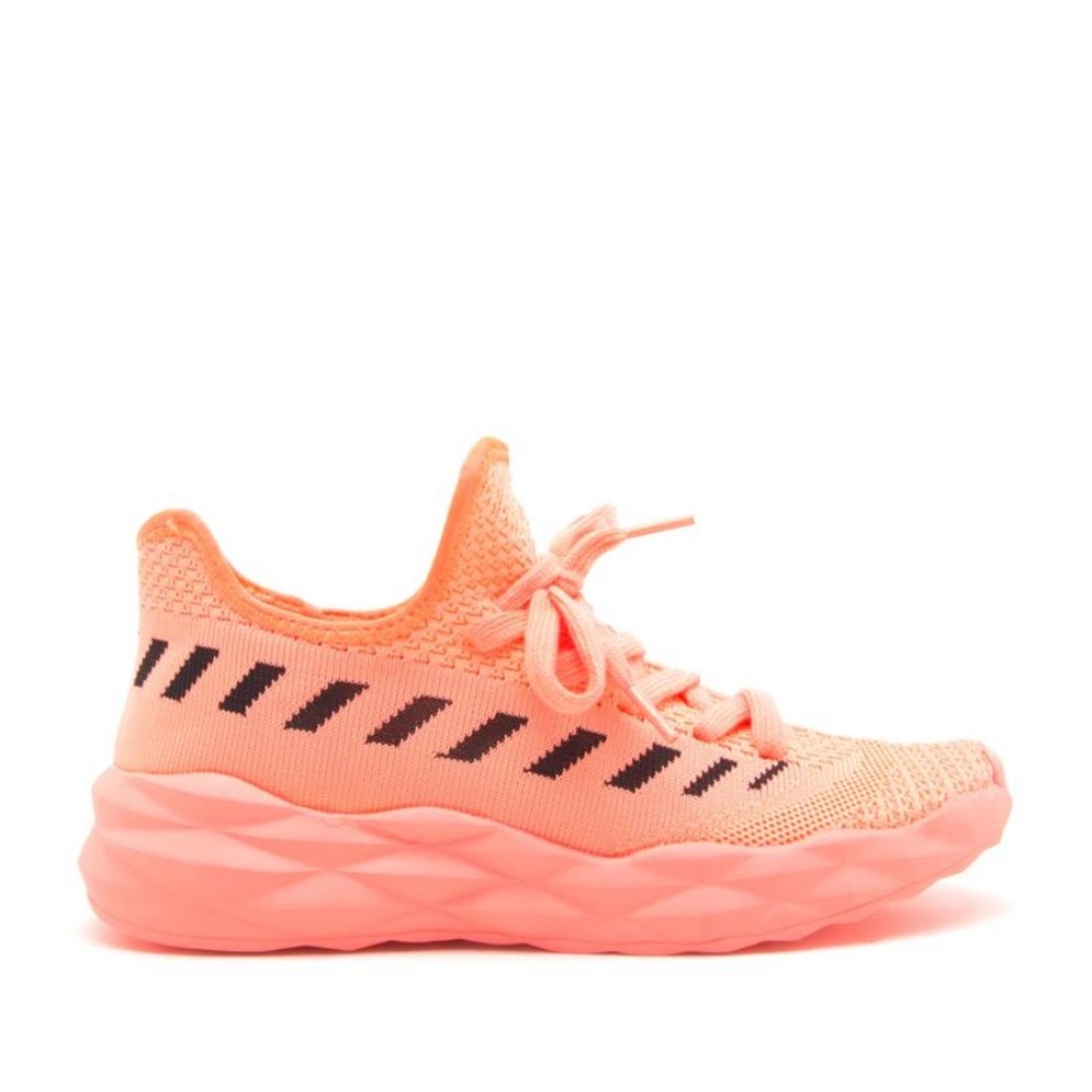 ⚠️ LAST pair size 7 FREE SHIP🔥Neon Coral Sneakers - Picture 8 of 10